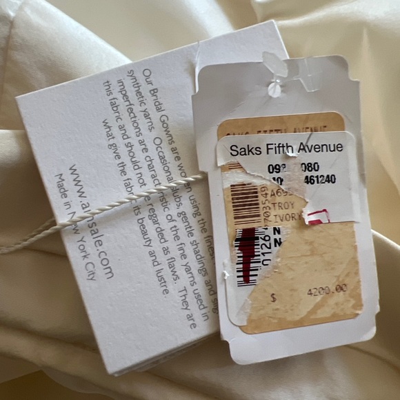 AMSALE Troy Silk Taffeta Wedding Gown - Picture 16 of 16